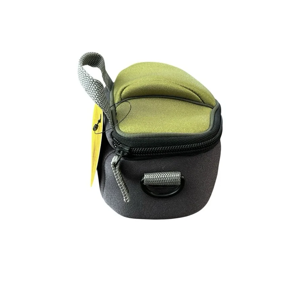 NEW Kodak Venture Digital Camera Bag & Strap Green Gray Travel Vacation Retro‎